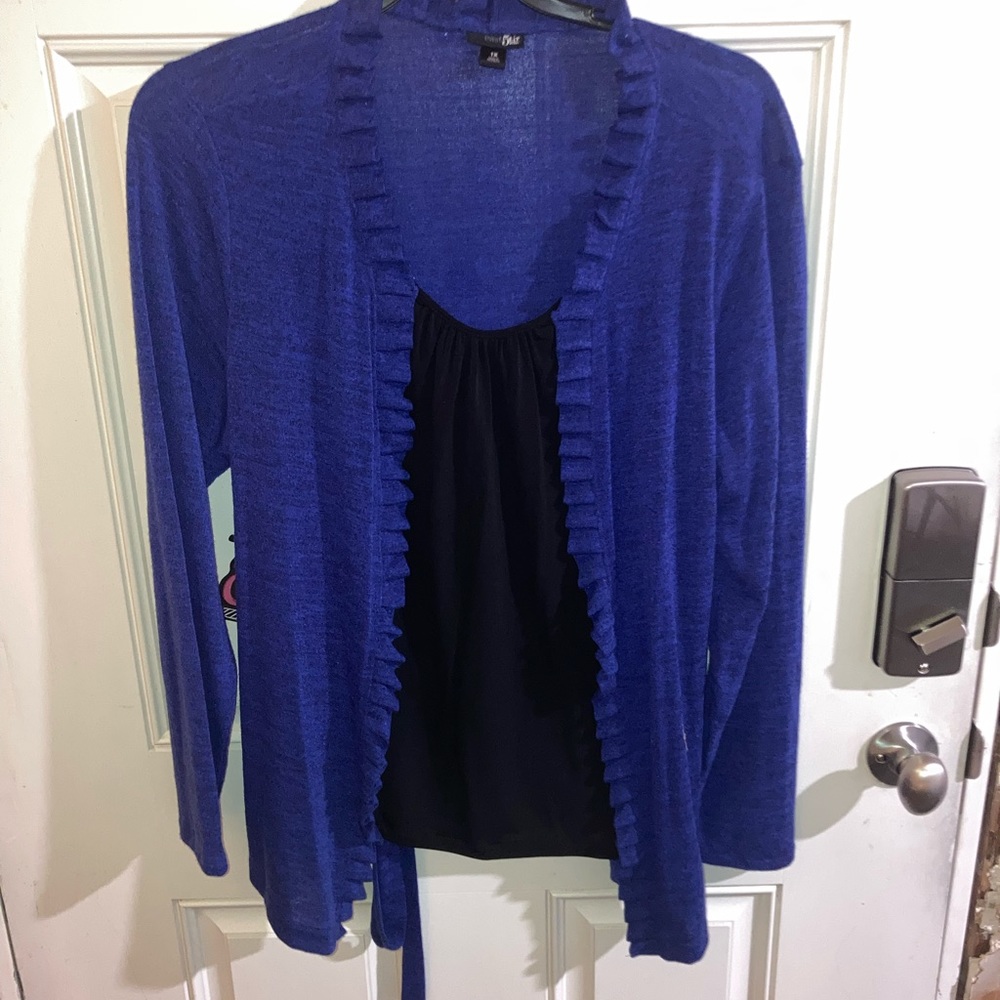 Blue sweater east 5 th size 1x